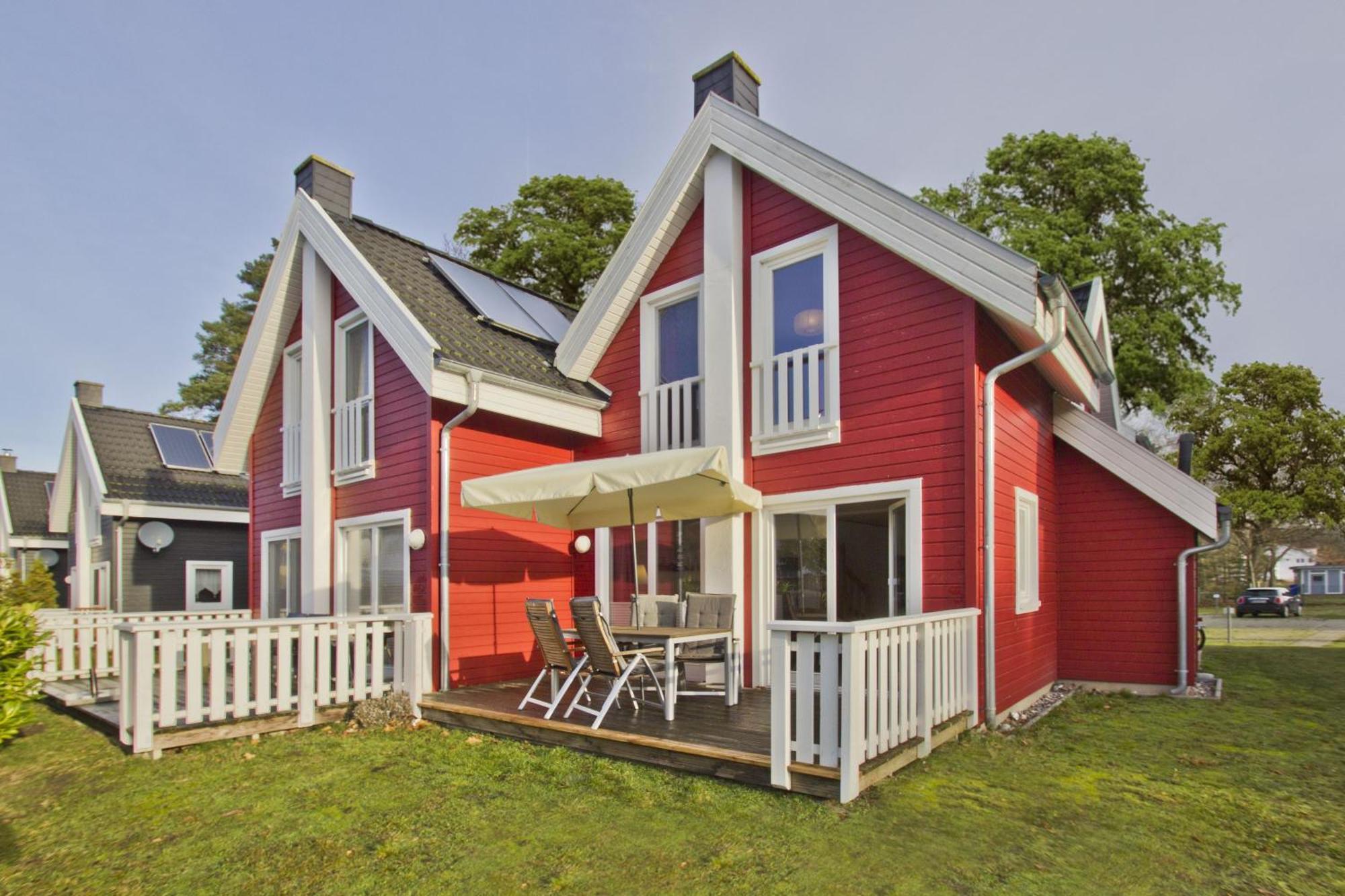 Ferienhaus Wellenlaeufer Haus - Sauna, Terrasse, Garten Glowe Εξωτερικό φωτογραφία