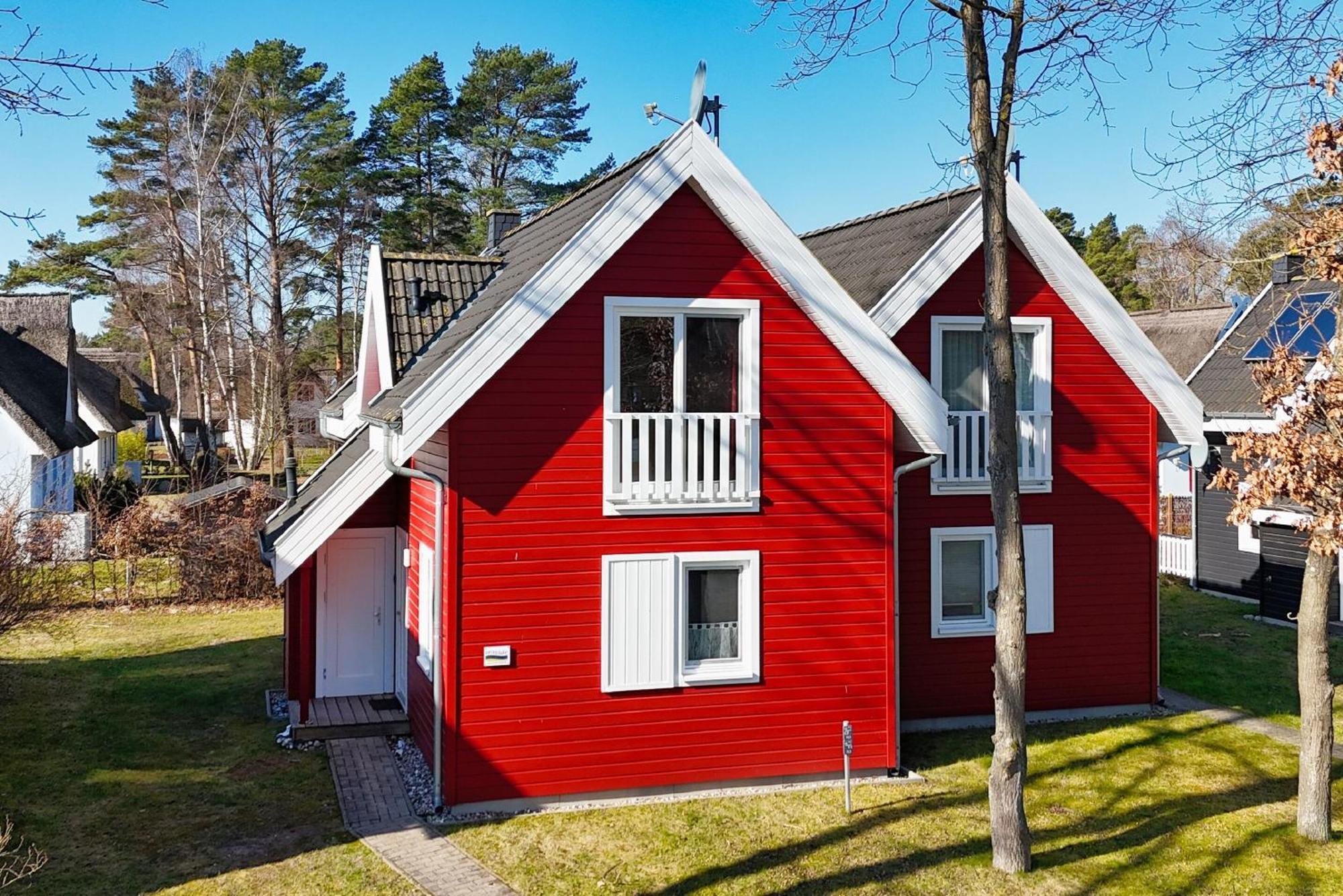 Ferienhaus Wellenlaeufer Haus - Sauna, Terrasse, Garten Glowe Εξωτερικό φωτογραφία